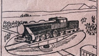 Las locomotoras de la Maquinista dibujadas por Castanys