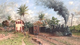 Los viejos trenes de Puerto Rico de William Maldonado