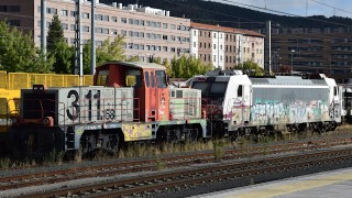 FOTOGRAFÍA --- Un par de locomotoras