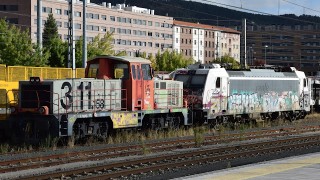 FOTOGRAFÍA --- Un par de locomotoras 