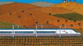 'El mundo naif del tren', nueva exposición de la Fundación de los Ferrocarriles Españoles