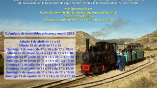 NOTICIAS - Encendidos del Tren Minero de Utrillas: primavera y verano 2015