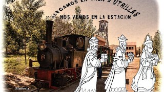 NOTICIAS - Los Reyes Magos llegan en tren a Utrillas