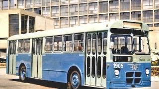 50 años del autobús Monotral Pegaso 6035 en Barcelona