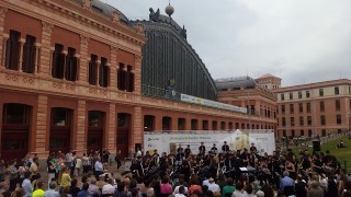 Concierto en la estación Madrid Puerta de Atocha
