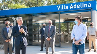 Meoni inauguro la Nueva Estacion Villa Adelina