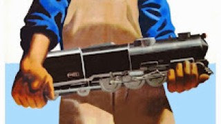 Carteles políticos con trenes