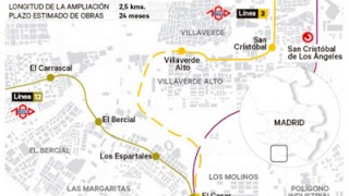 NOTICIAS --- La línea 3 de Metro llegará hasta Getafe por El Casar a mediados de 2023