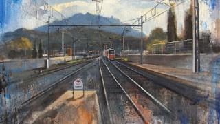 La pintura ferroviaria de Manuel Doblas