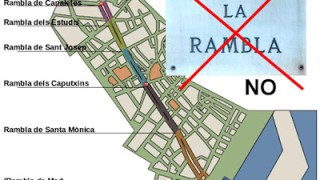 Que las Ramblas recuperen sus nombres originales