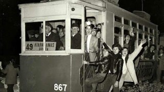 50 años de la desaparición del tranvía convencional en Barcelona (II): el acto de despedida
