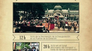 NOTICIAS - III Recreación de la inauguración de la Estación Internacional de Canfranc