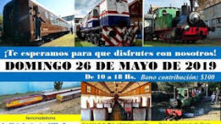 26 de mayo de 2019: Día de trenes en el Ferroclub Argentino (Sede Remedios de Escalada)