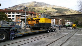 Las dresinas de línea aérea caf de euskotren
