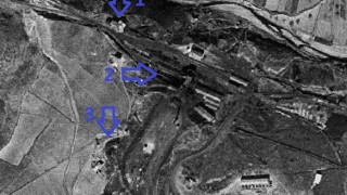 FOTOGRAFÍA --- Fotografía aérea de la estación de Utrillas-Montalbán