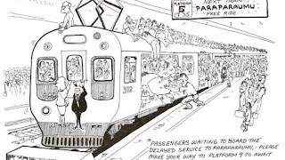 Viñetas satíricas 2/5: Las críticas al ferrocarril.