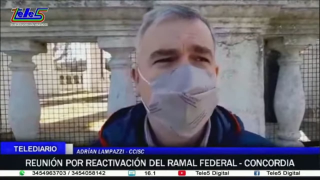 Reactivacion ferroviaria en Concordia