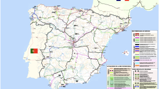 Desde hace ya 11 años mostrando el Mapa de la Red ferroviaria española actualizado ( y ahora también )