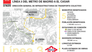 Detalles de la ampliación de la L3 de metro en Madrid