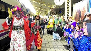 Los Reyes Magos serán recibidos en algunas estaciones de tren