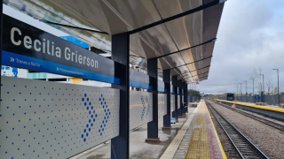 Ya se detienen en la nueva Estacion