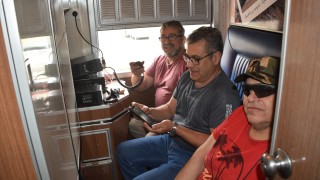 Radioaficionados viajaron