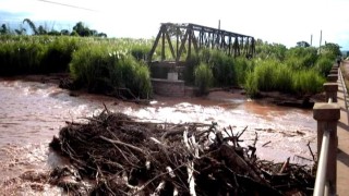 Piden arrglar Puente del Rio Colorado